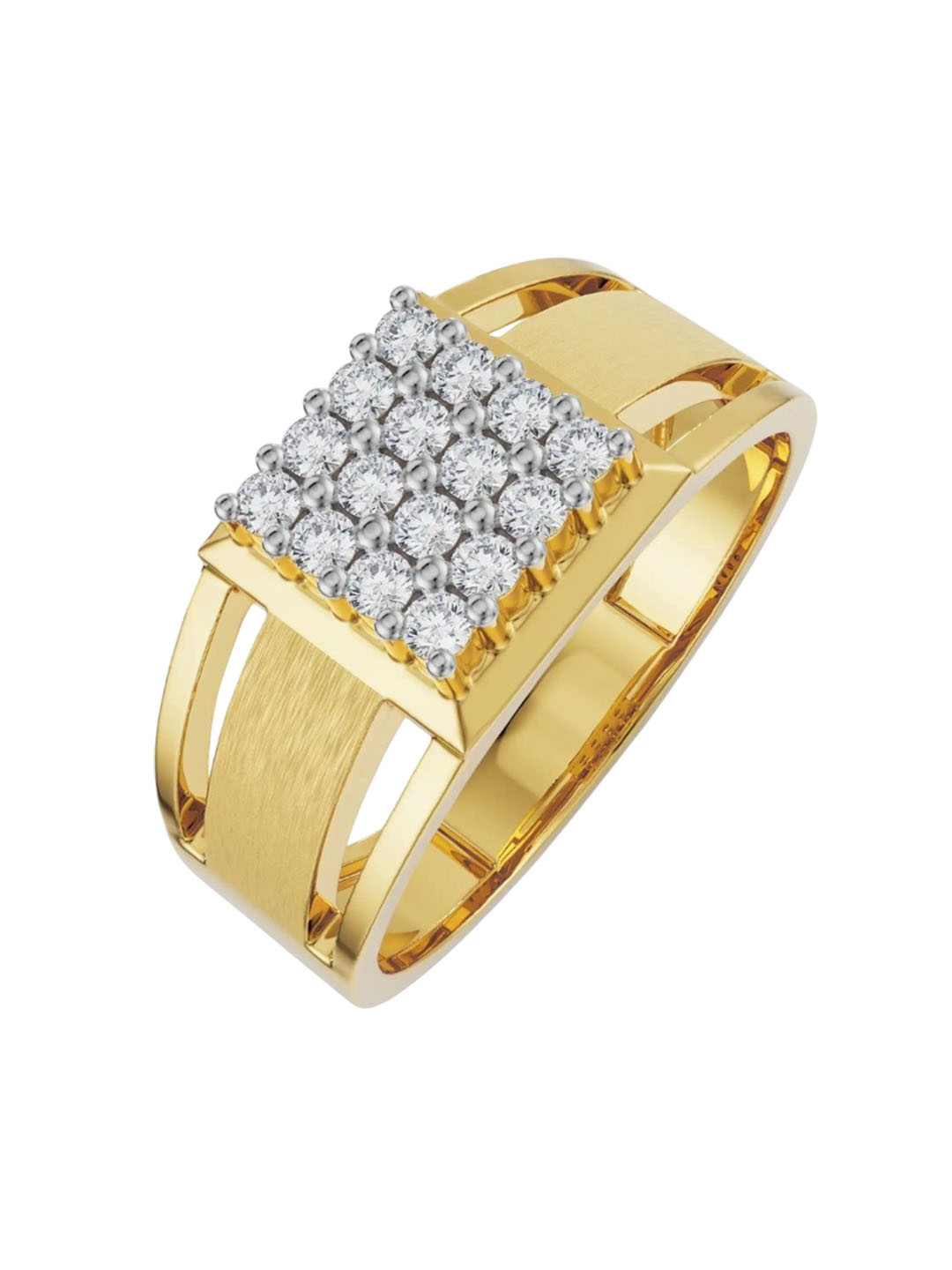 Emori Timothee Men's Lab Diamond in 14KT Gold Ring