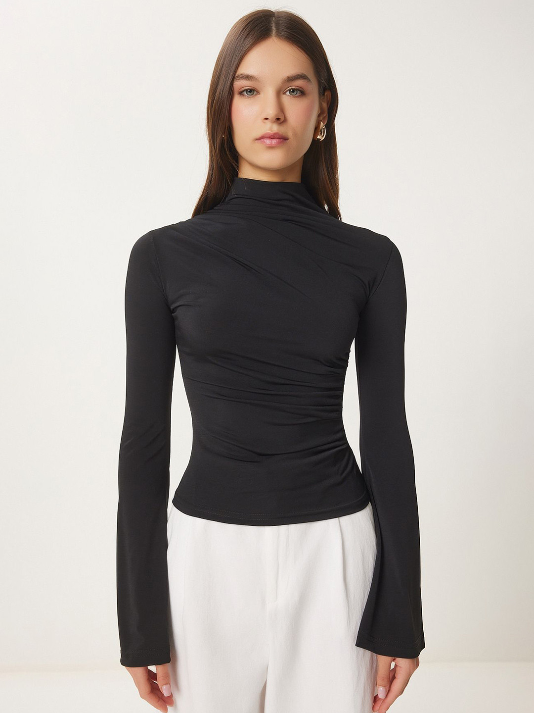 Happiness istanbul Bell Sleeve Top
