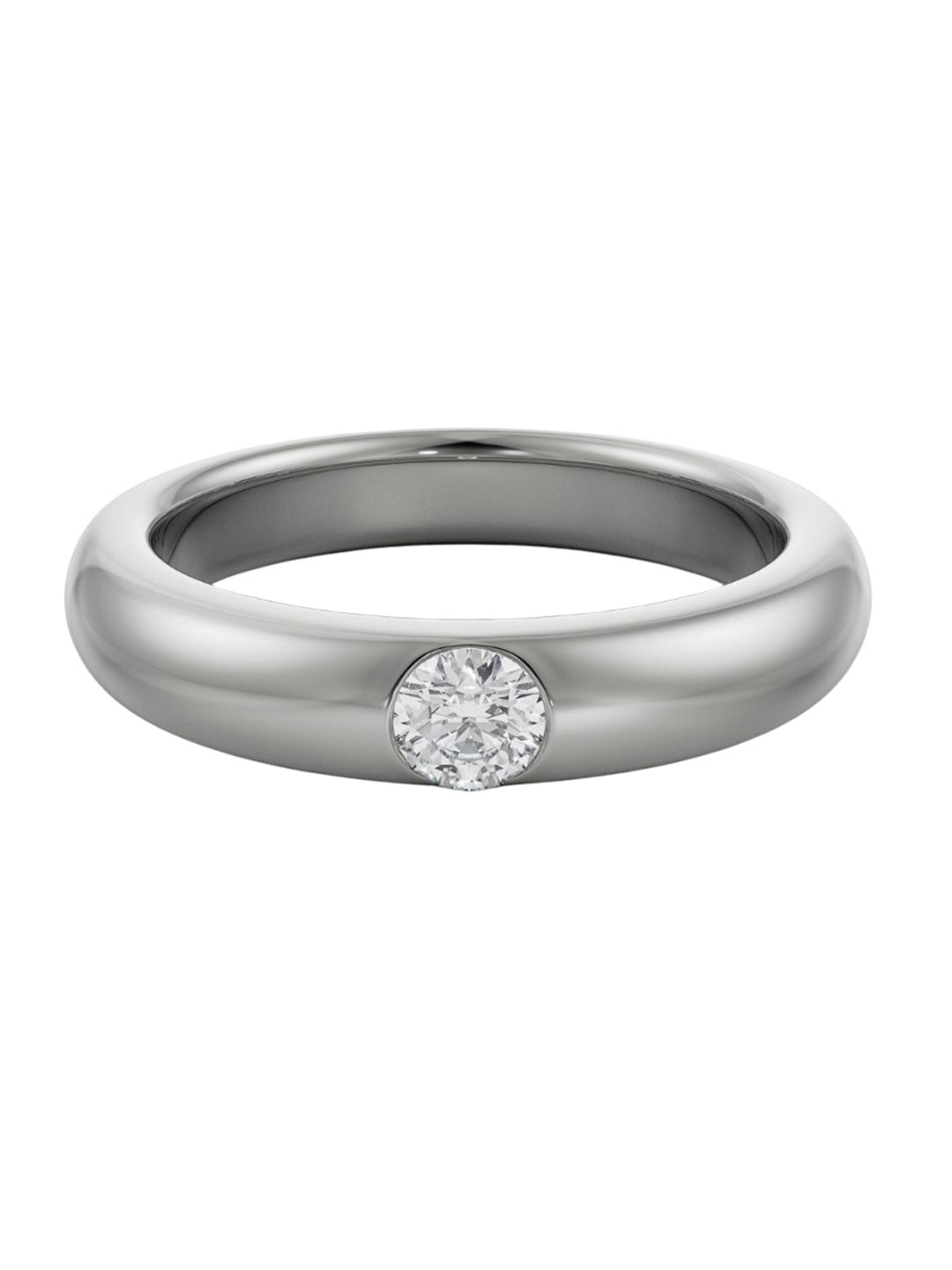 Emori Sleek Round Lab Diamond in 14KT Gold Band