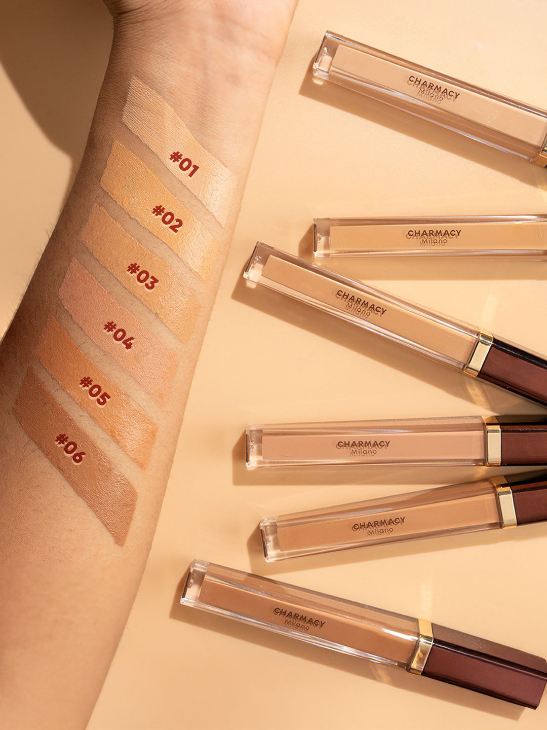 Charmacy Milano CMC Long Lasting Concealer with Jojoba Oil 7 ml - Shade C04