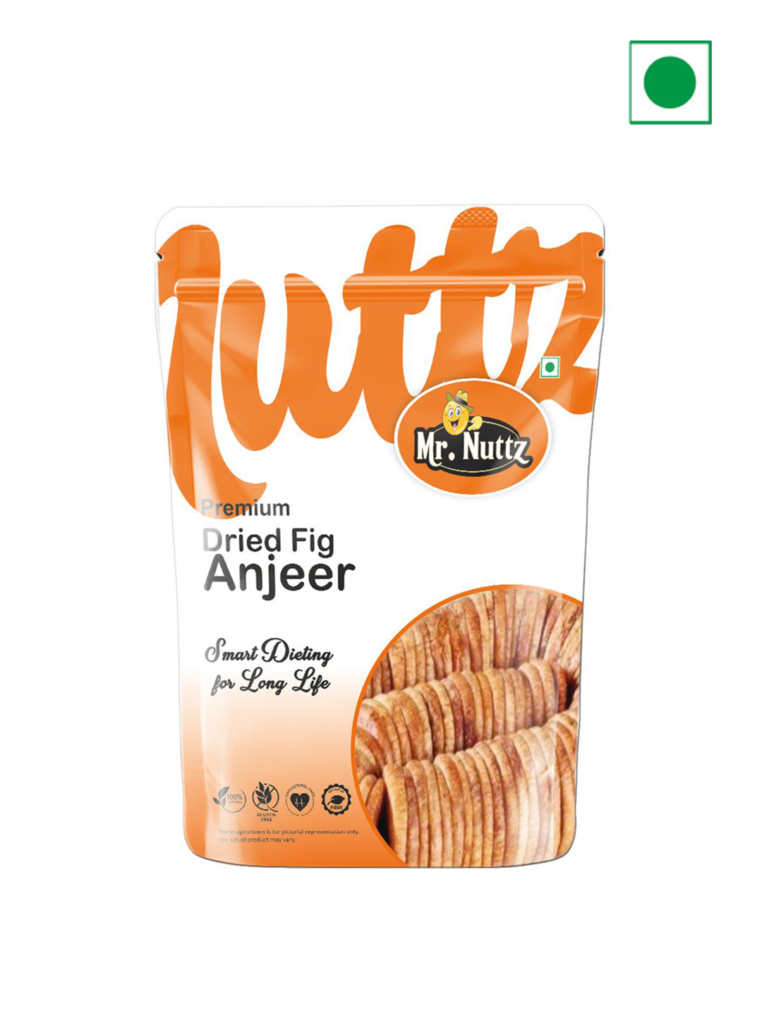 Mr.Nuttz 100% Natural Dried Afghani Anjeer - 500 g