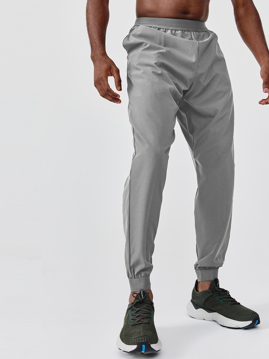 Decathlon Kalenji Dry Mens Breathable Running Trousers -Granite Grey