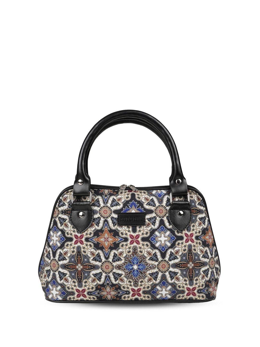Anouk Geometric Printed Structured Handheld Bag