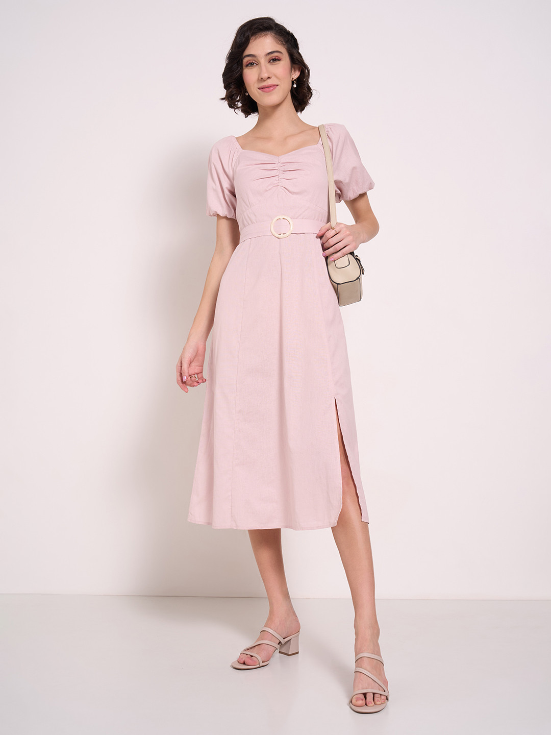 Honey by Pantaloons Fit & Flare Midi Dress