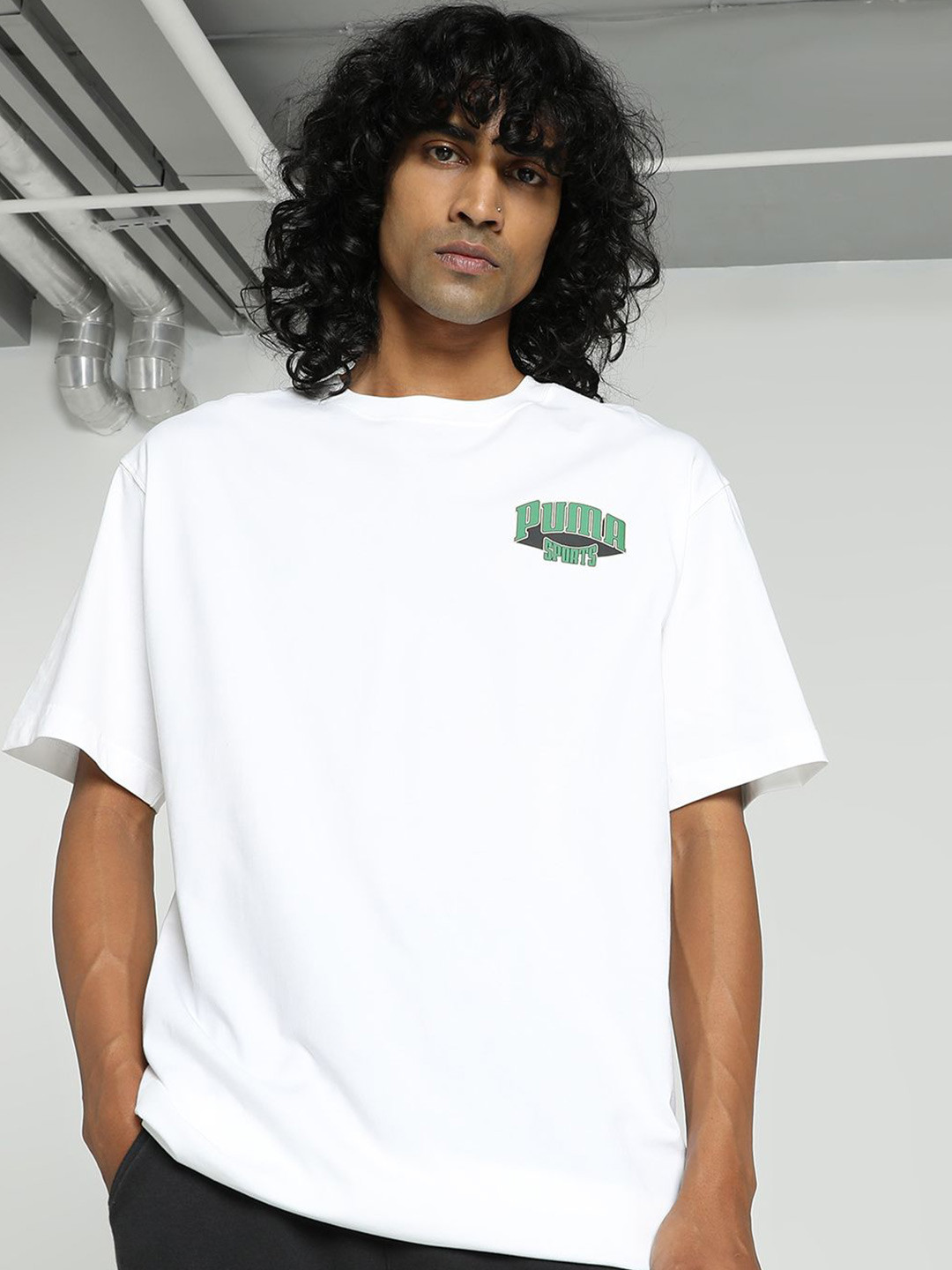 Puma Team Relaxed Fit Graphic Tee