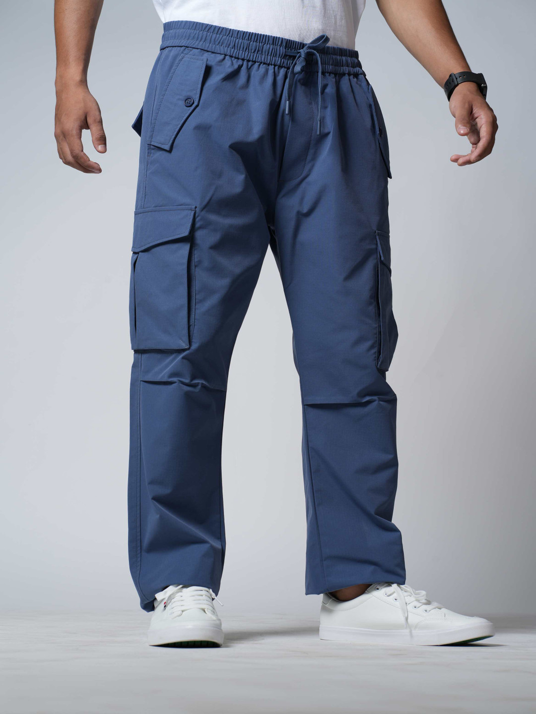 Fort Collins Men Cotton Baggy-Fit Track Pants