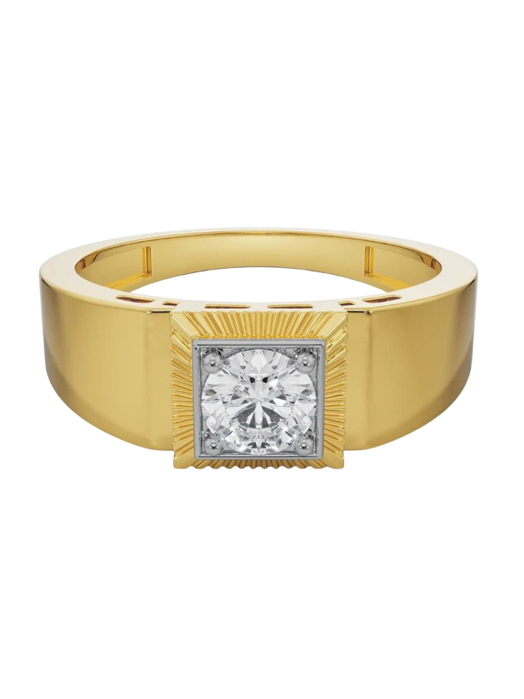 Emori Quadruple Wedding Lab Diamond in 14KT Gold Band