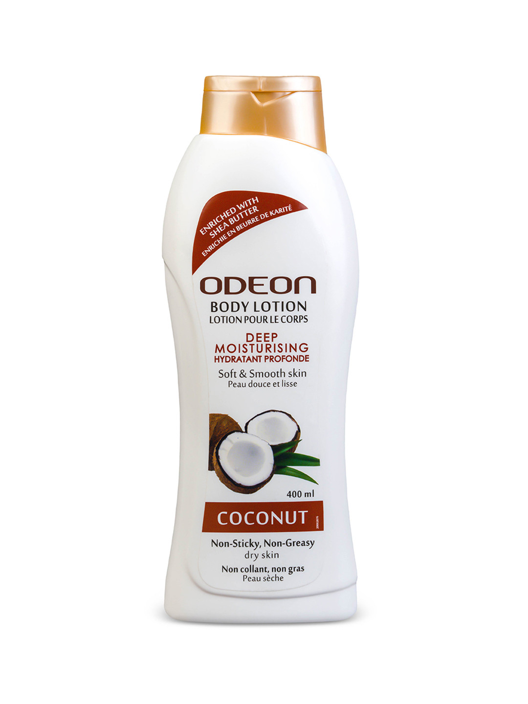 ODEON Deep Moisturising Coconut Body Lotion Enriched With Shea Butter - 400ml