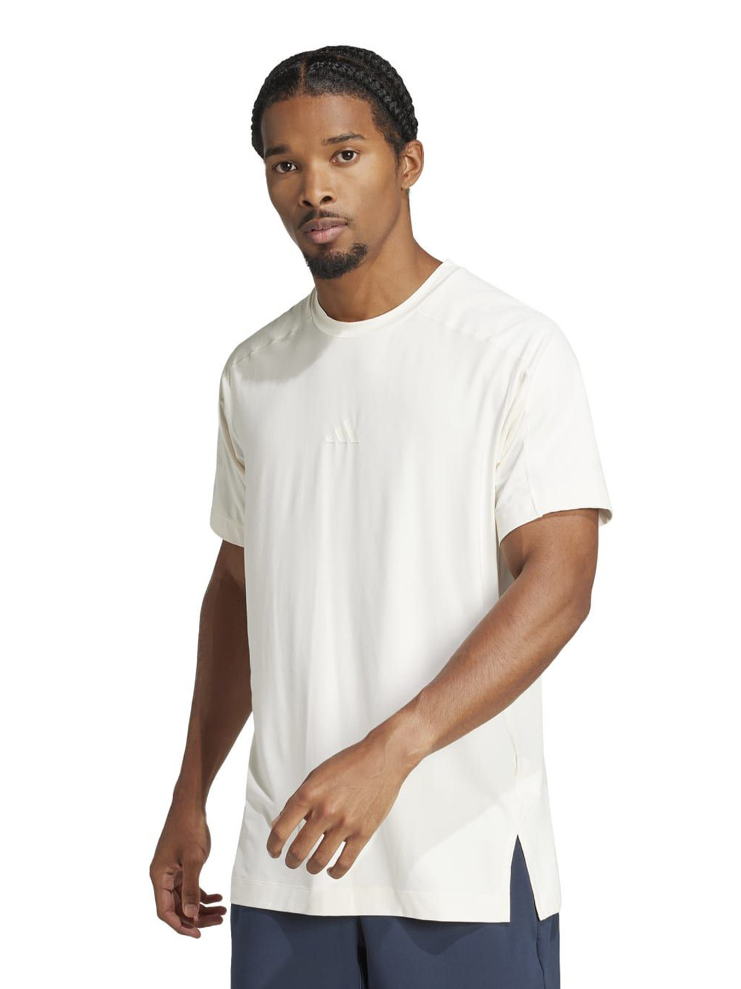 ADIDAS Puremotion Logo Detail Crew Neck T-shirt