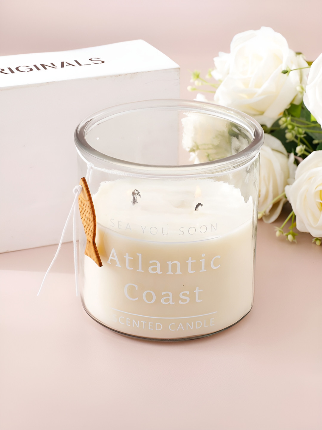 The Better Home Sea Salt & Surf Aroma 2 Wick Sea Salt and Surf Solid Jar Candles