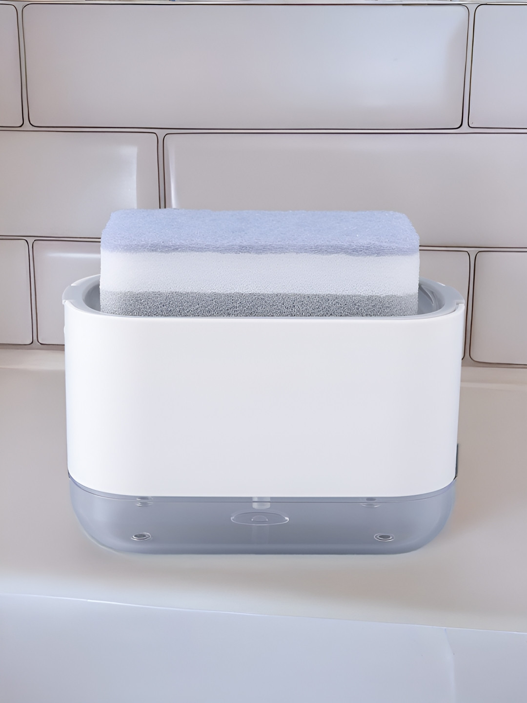 The Better Home White Solid Plastic Soap Dispenser