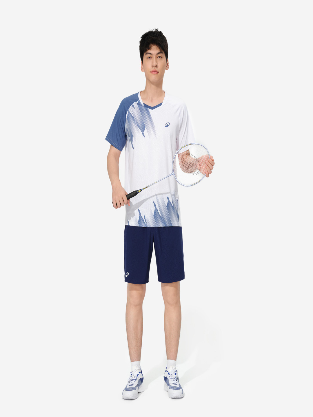 Decathlon Perfly - Men Navy Blue 560 Moisture Management Badminton Shorts