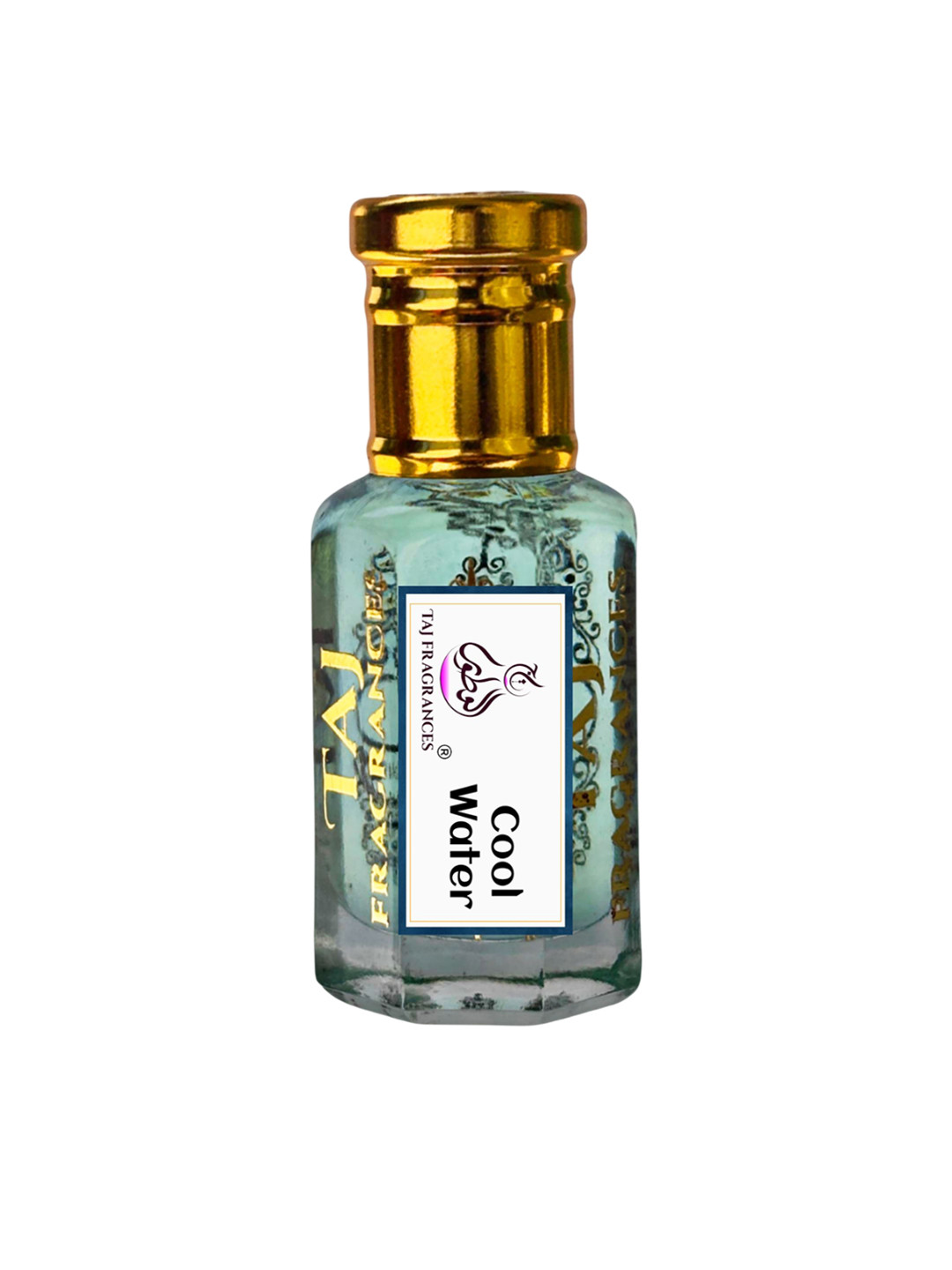 Taj Fragrances Cool Water Alcohol Free Long Lasting Attar - 12 ml