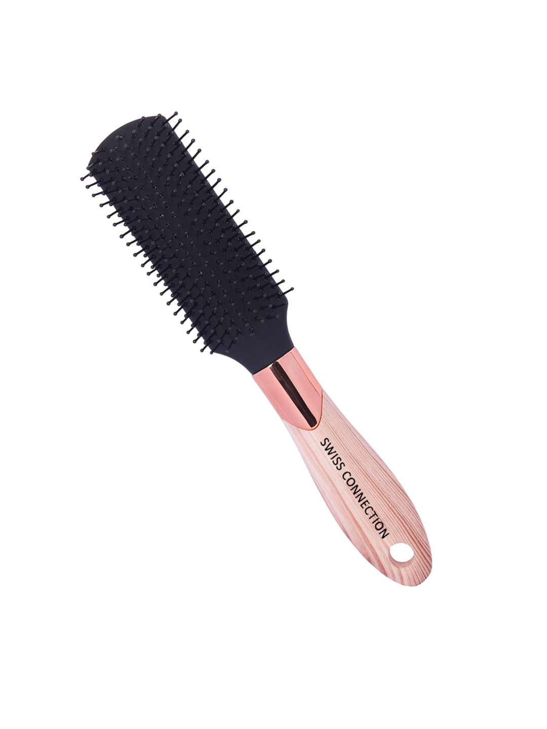 Swiss Connection Unisex Bio-Friendly Detangling Premium Flat Hair Brush - 131 Cream