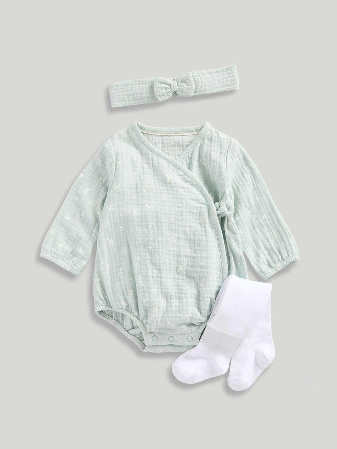 Mothercare Infant Girls Bodysuits With Tight & Headband