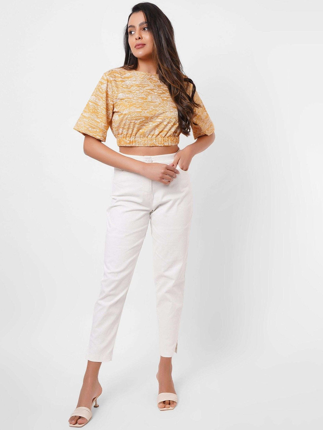 Western Era Women Skinny Fit High-Rise Trousers