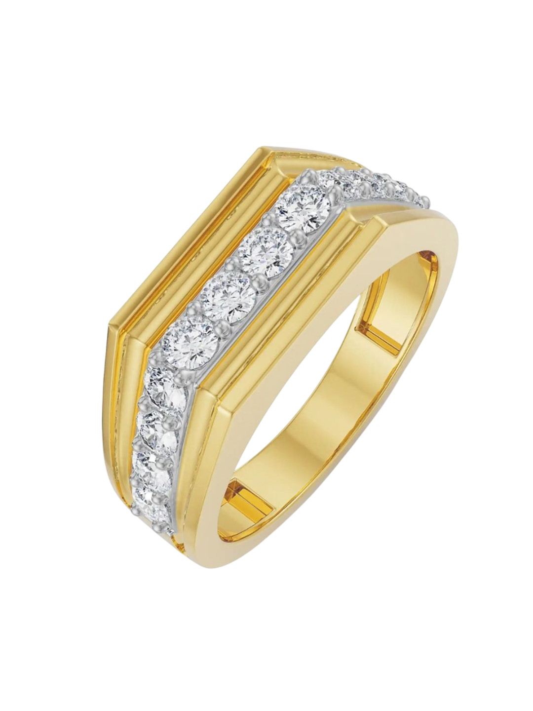 Emori Palagio Wedding Lab Diamond in 14KT Gold Band