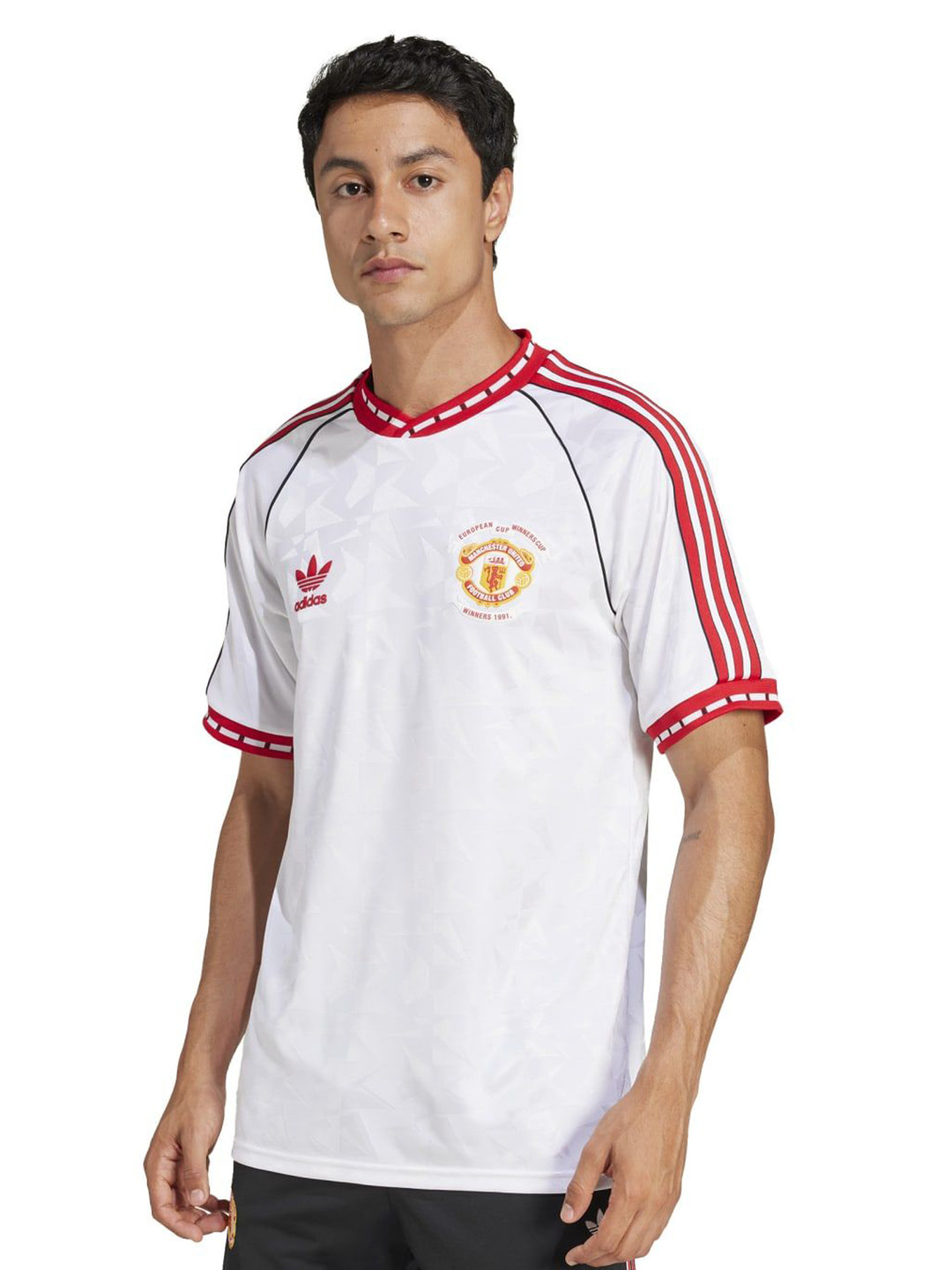 ADIDAS Manchester United 1991 European Genuine Cup Jersey T-shirt