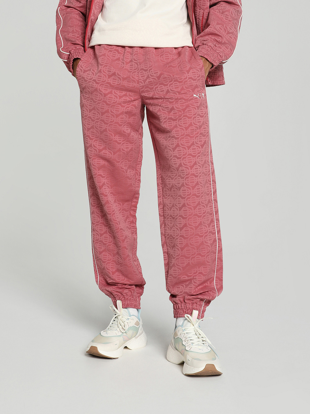 Puma x Palm Tree Crew T7 Men Printed Mid Rise Joggers