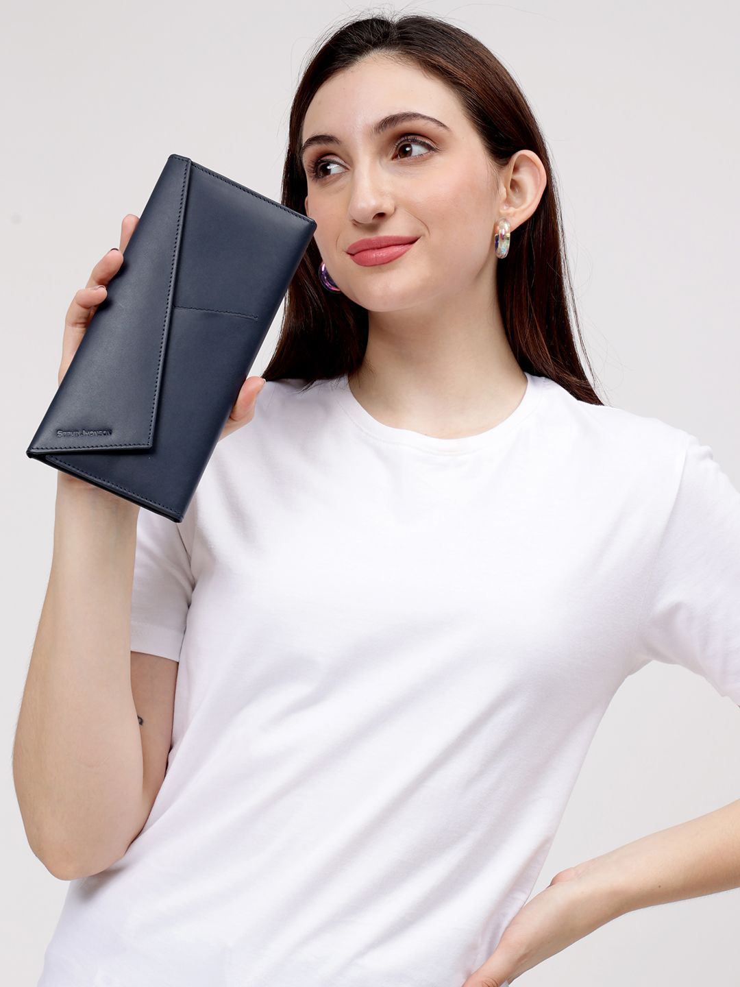 Steve Jhonson Women Black Wallets