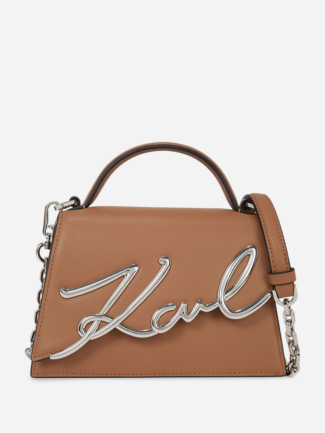 Karl Lagerfeld Animal Textured Leather Swagger Sling Bag