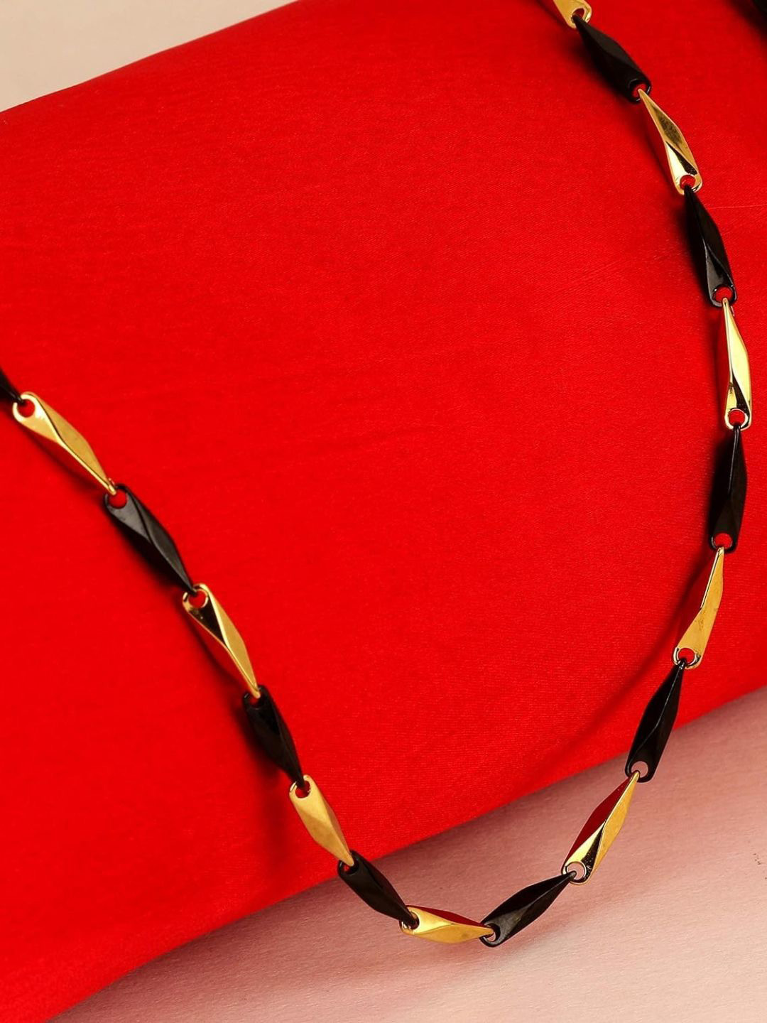 The Roadster Lifestyle Co Men Classic Stainless Steel Rice Chain