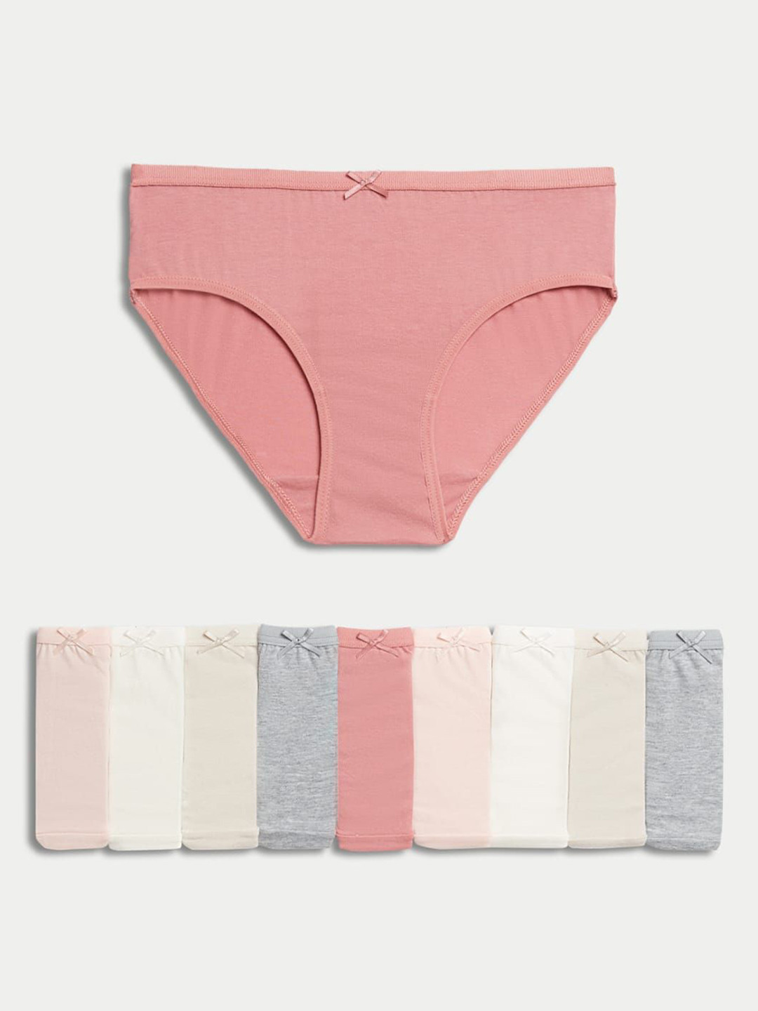 Marks & Spencer Pack Of 10 Boyshort Briefs T711278VMULTI