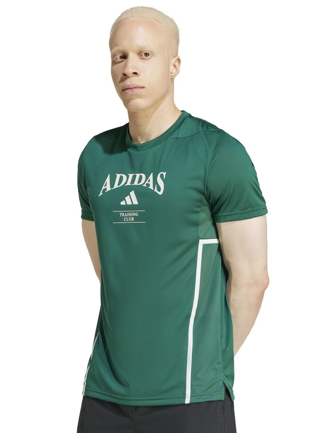 ADIDAS D4T Heritage Logo Printed Slim Fit T-shirt