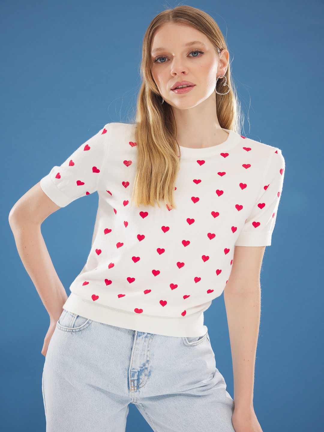 Trendyol Polka Dot Print Top