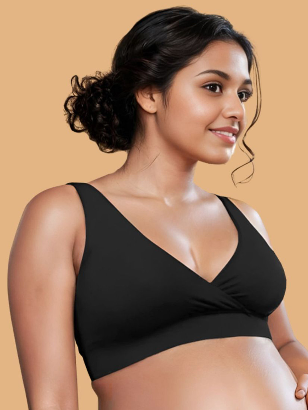 &CIRCUS Solid Maternity & Nursing bra for feeding Padded Micro Modal