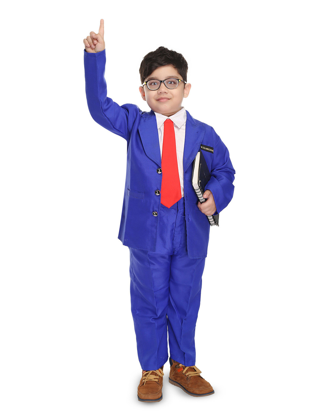 Smuktar garments Boys Single-Breasted Three-Piece Suit
