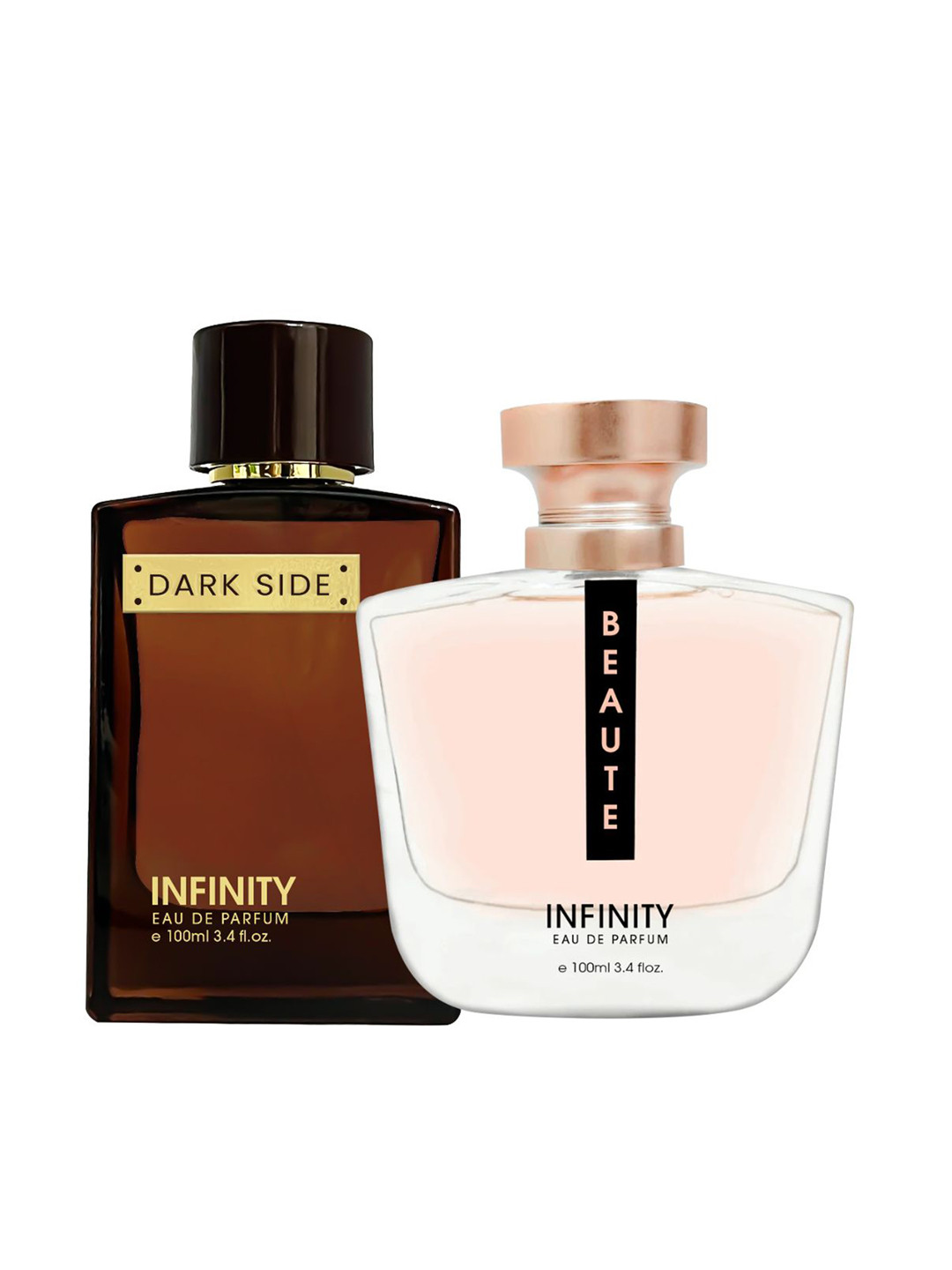 Infinity Set Of 2 Dark Side And Beaute Eau De Parfum - 100 ml Each
