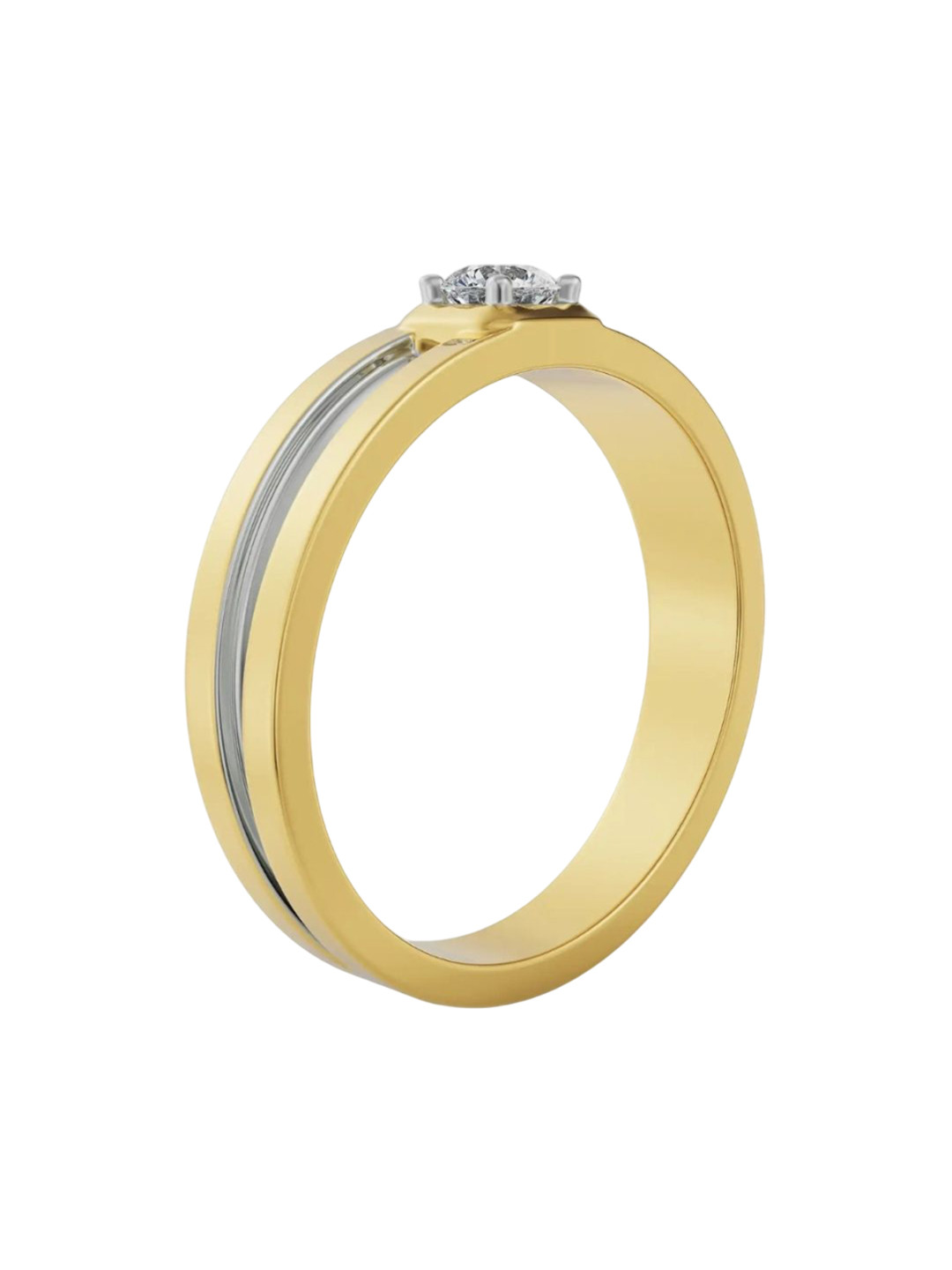 Emori York Men's Lab Diamond Ring in 18KT Gold