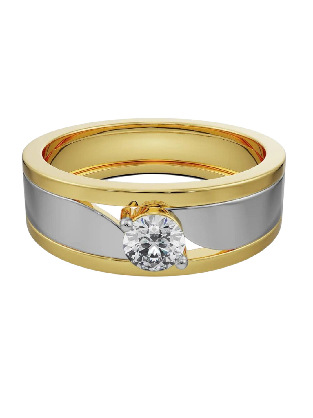 Emori Crimson for Him Men's Lab Diamond in 14KT Gold Ring