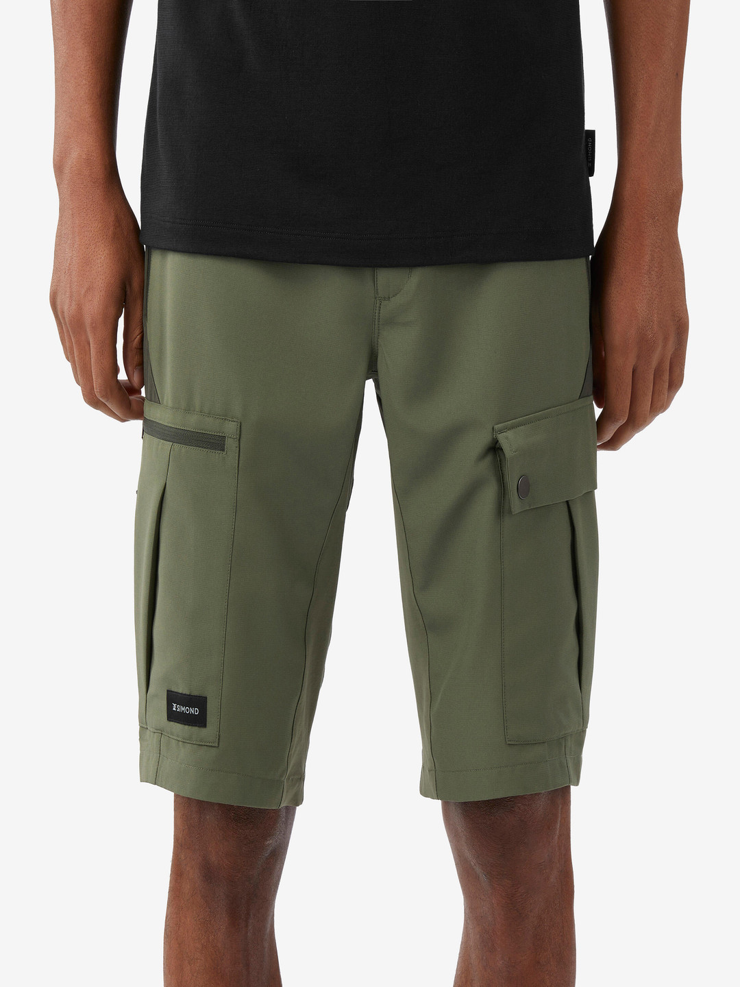 Decathlon Men's durable khaki trekking shorts, MT500