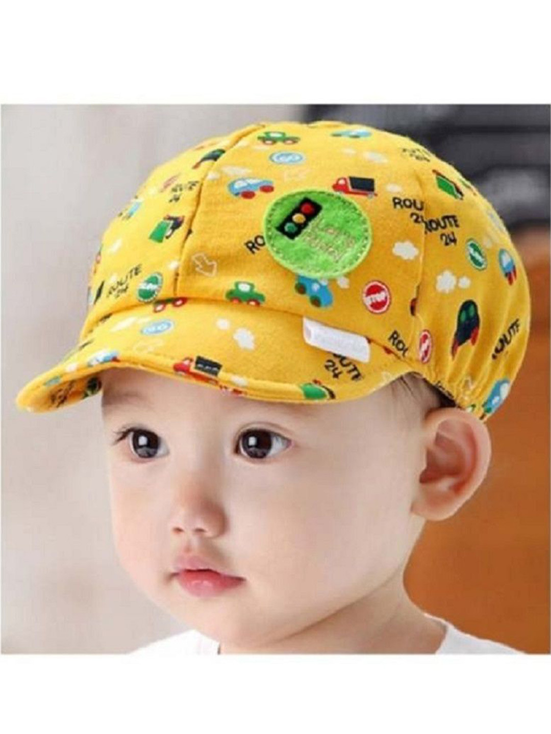 Ziory Unisex Kids Printed Baseball Cap