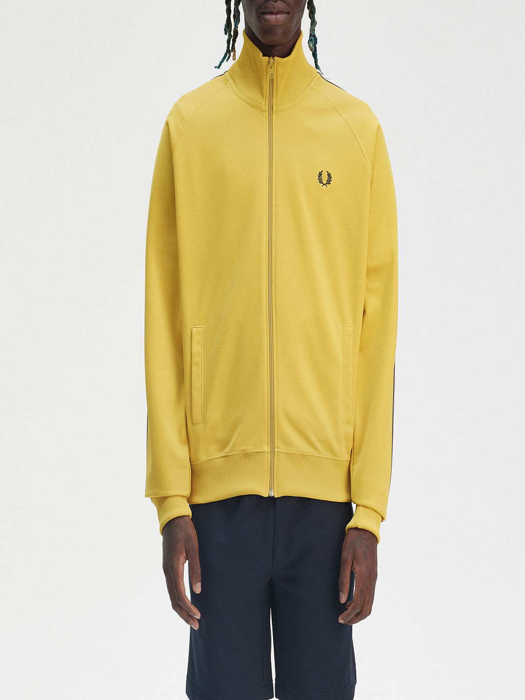 Fred Perry Men Bomber with Embroidered Jacket
