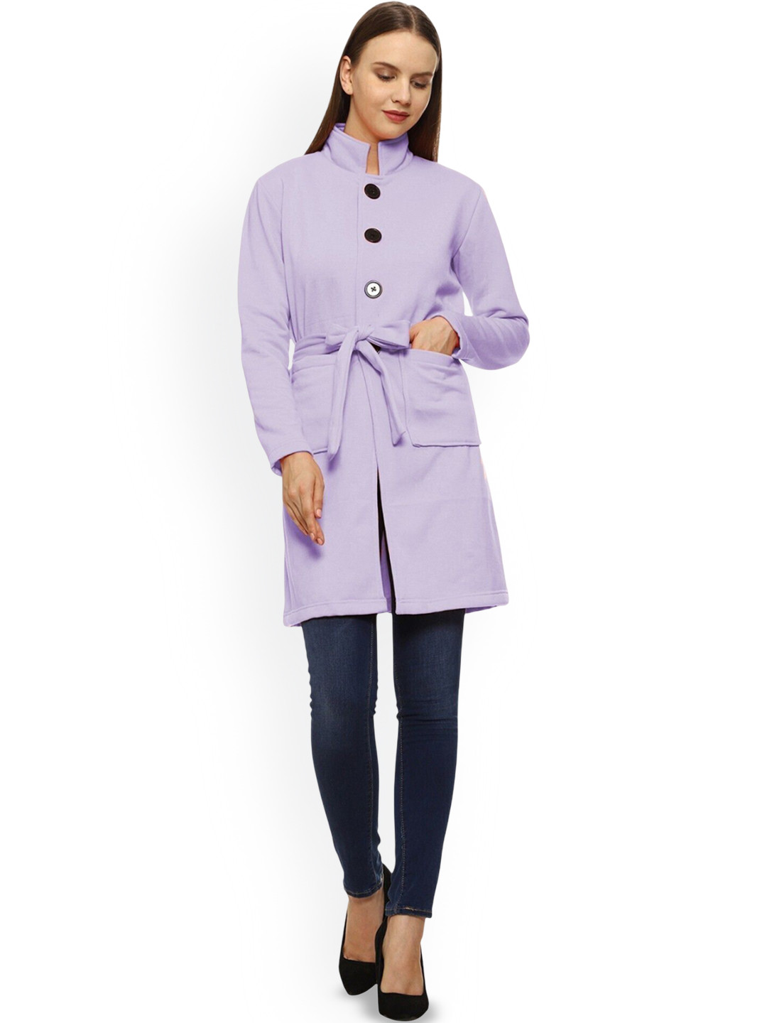 ROARERS Single-Breasted Wrap Coat