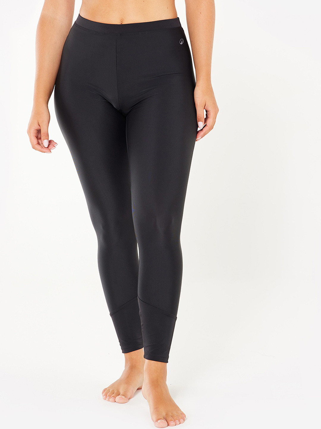 Decathlon OLAIAN - Womens Black UV Protected Surfing Tights