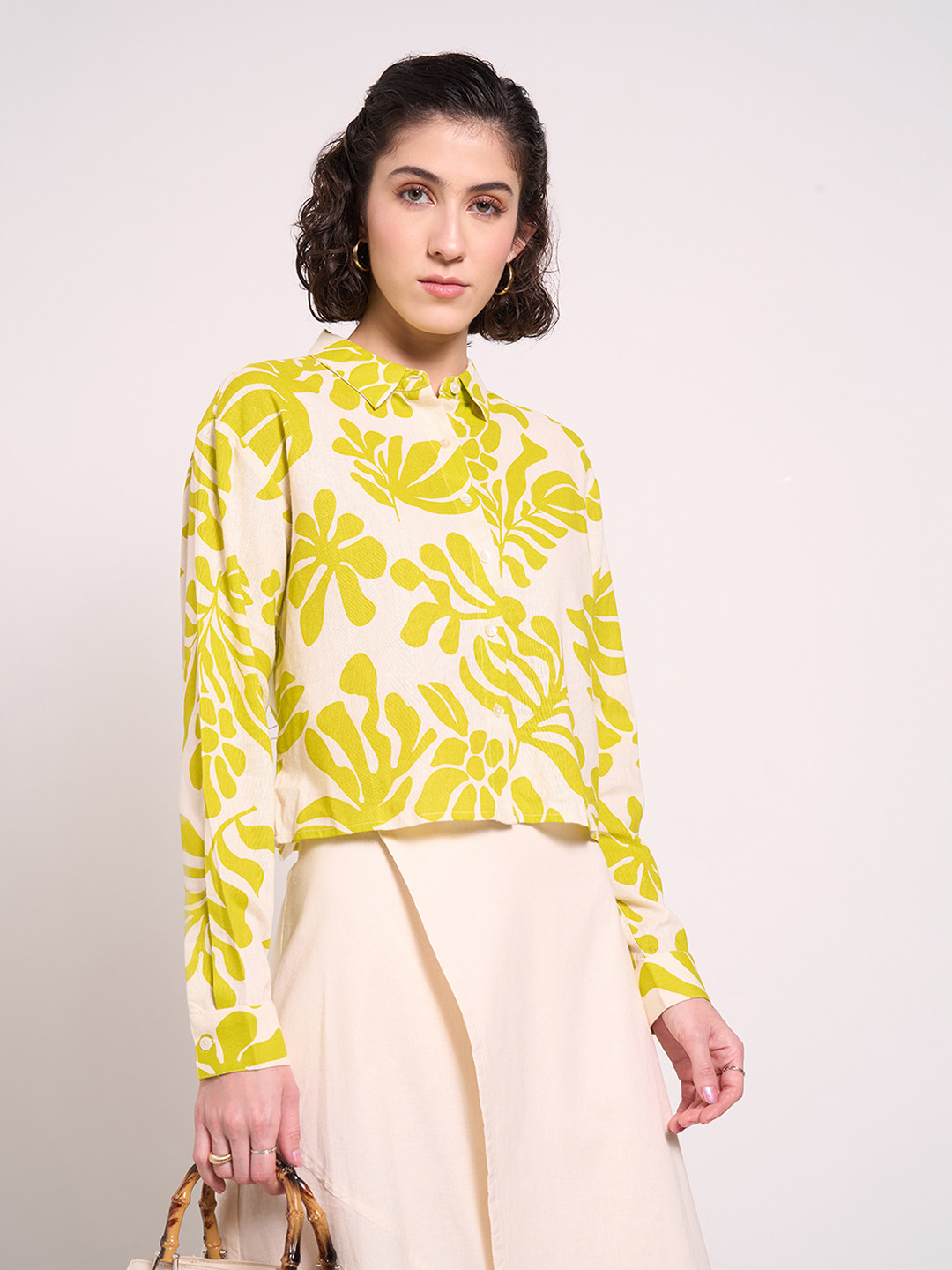 Annabelle by Pantaloons Print Cotton long Top