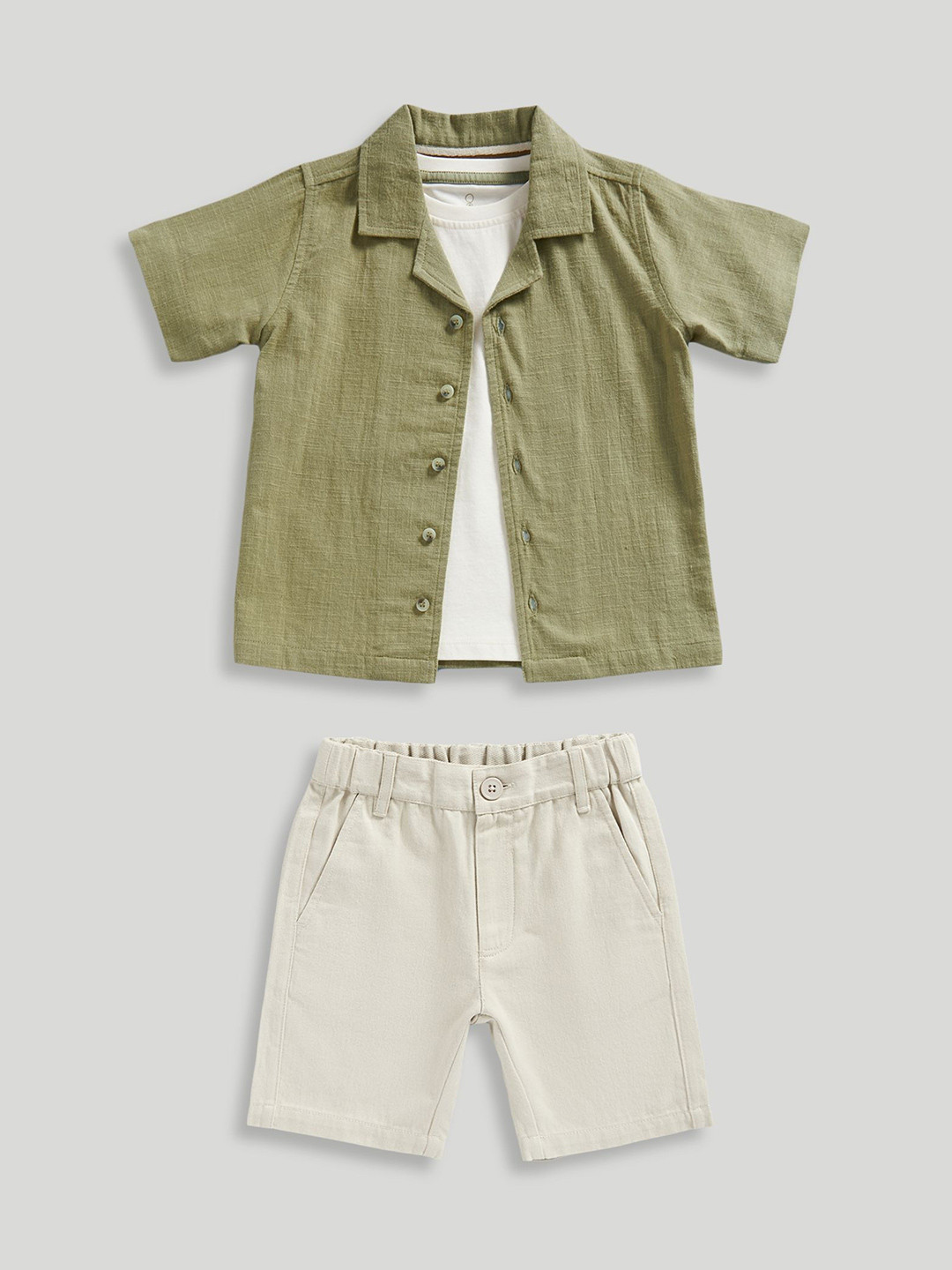 mothercare Boys Shirt with Shorts