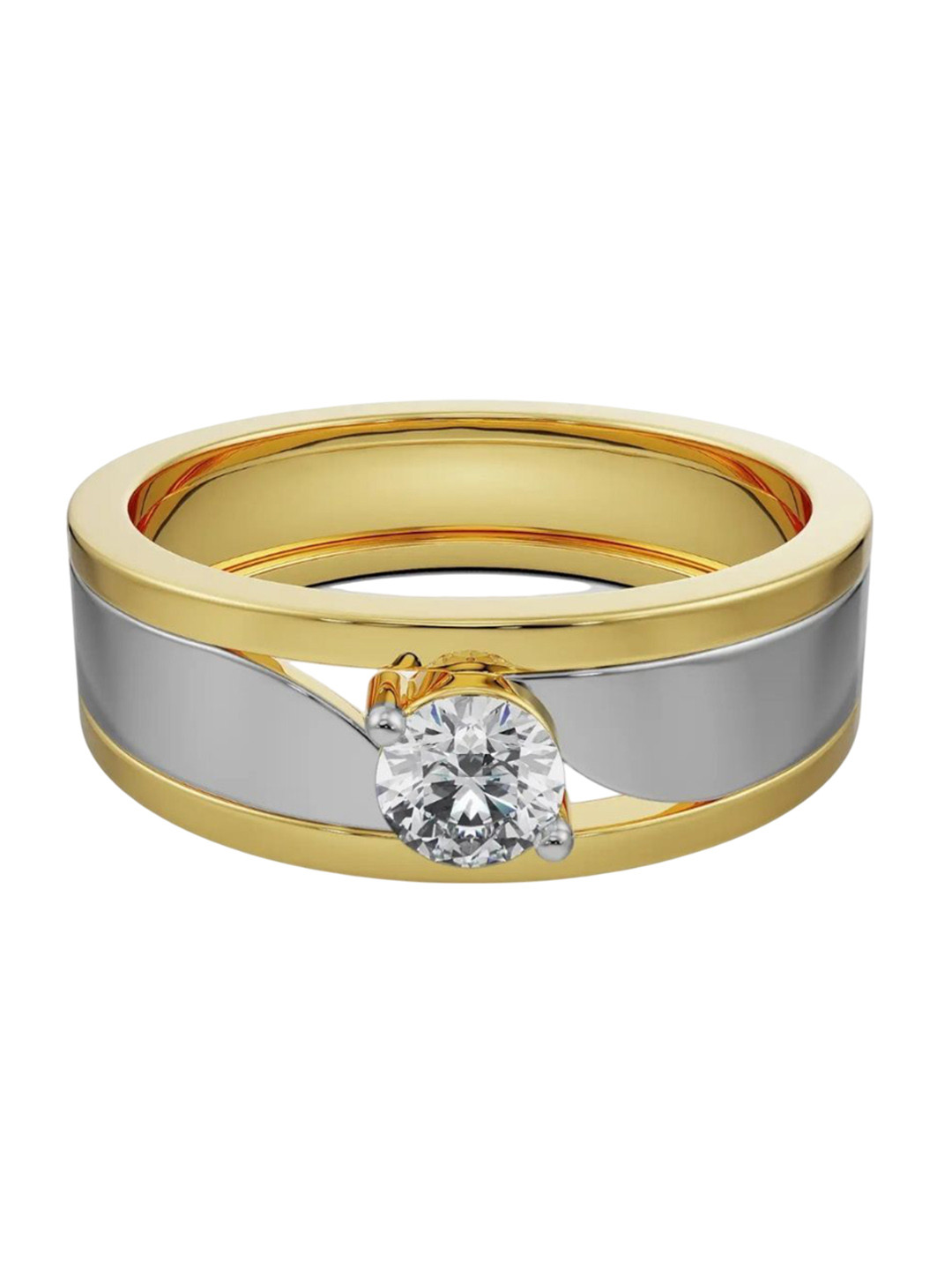 Emori Crimson for Him Men's Lab Diamond Ring in 18KT Gold
