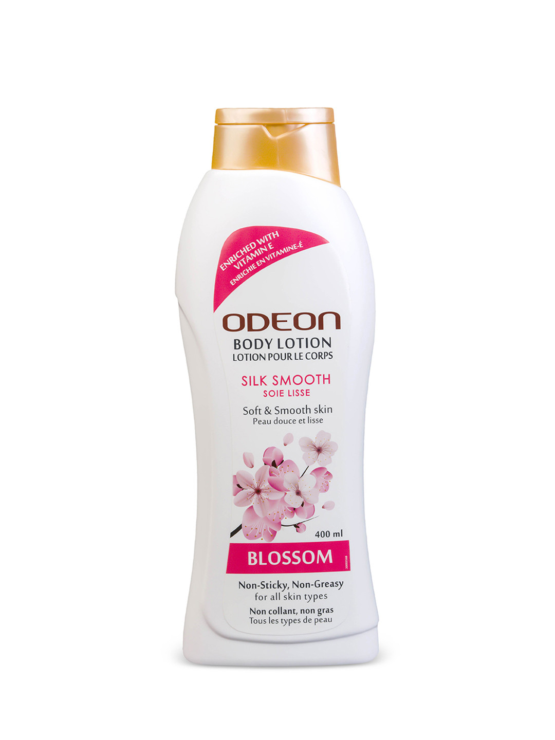 ODEON Silk Smooth Blossom Body Lotion Enriched With Vitamin E - 400ml