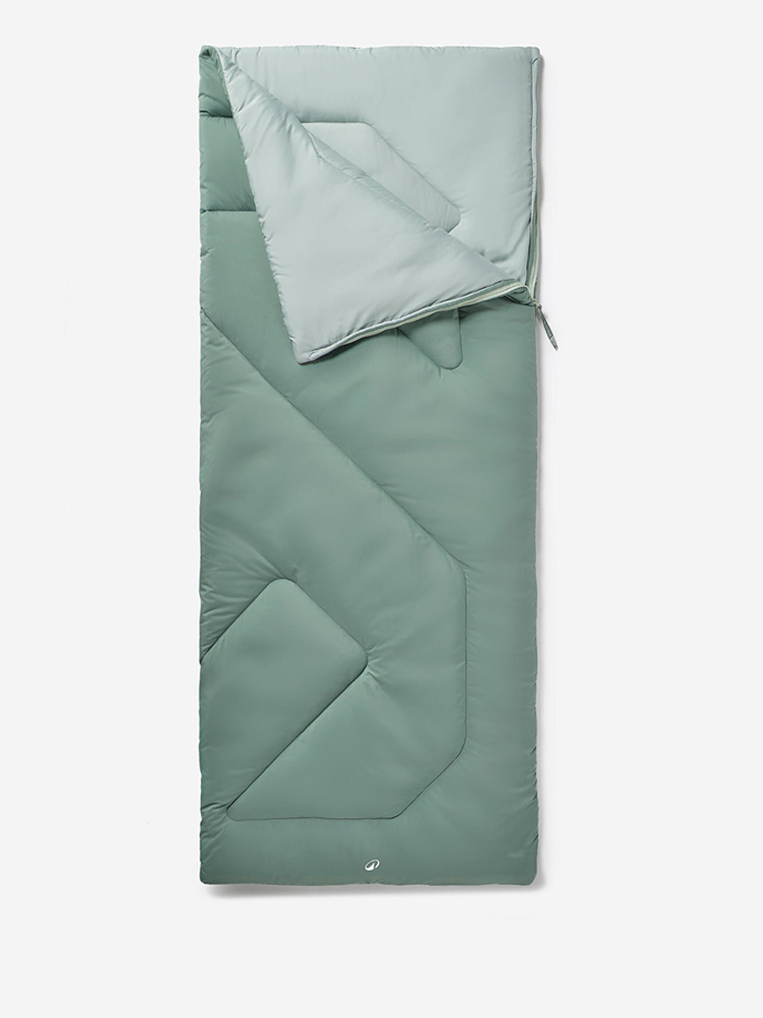 Decathlon QUECHUA Green Sleeping Bag With Built In Zip