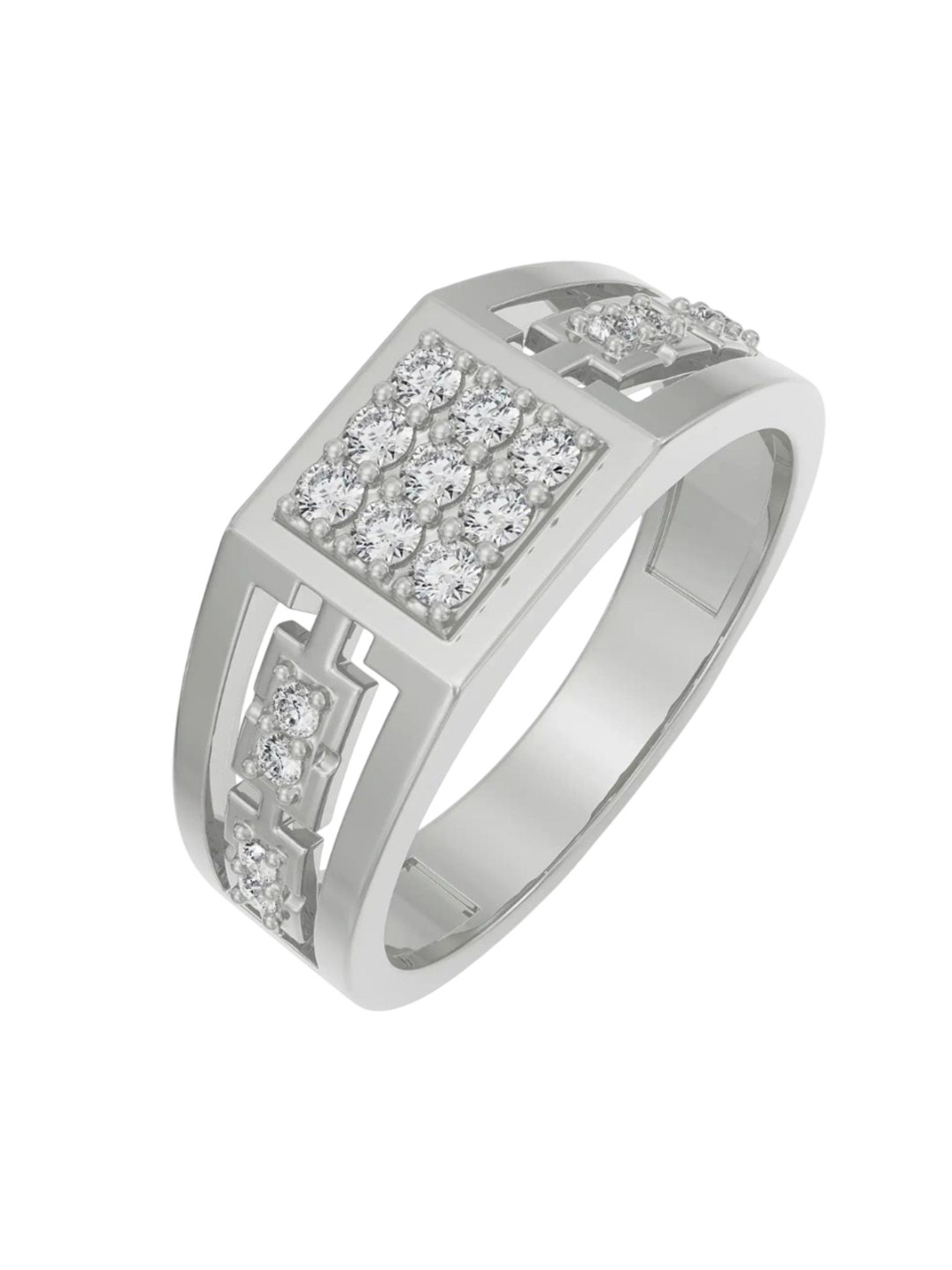 Emori Vespa Wedding Lab Diamond Band for Men in 18KT Gold