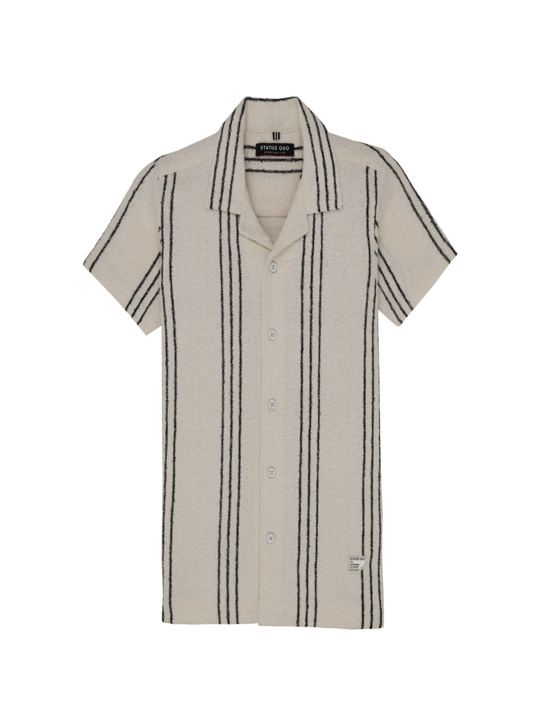 Status Quo Boys Standard Multi Stripes Opaque Striped Casual Shirt