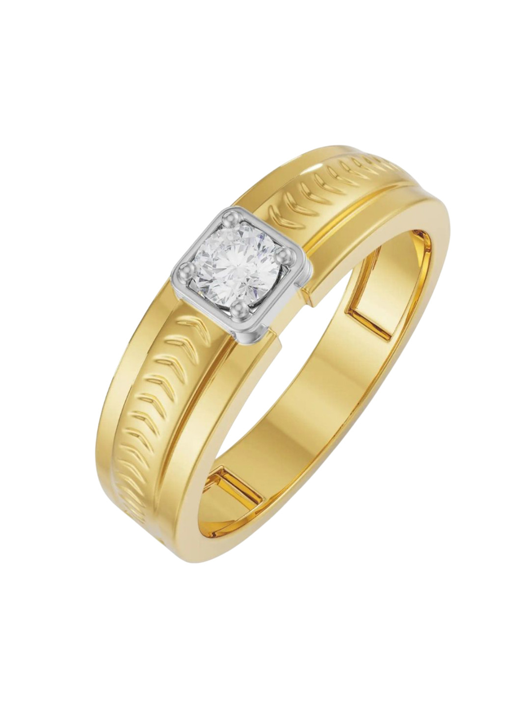 Emori Liam forMen Lab Diamond in 14KT Gold Ring