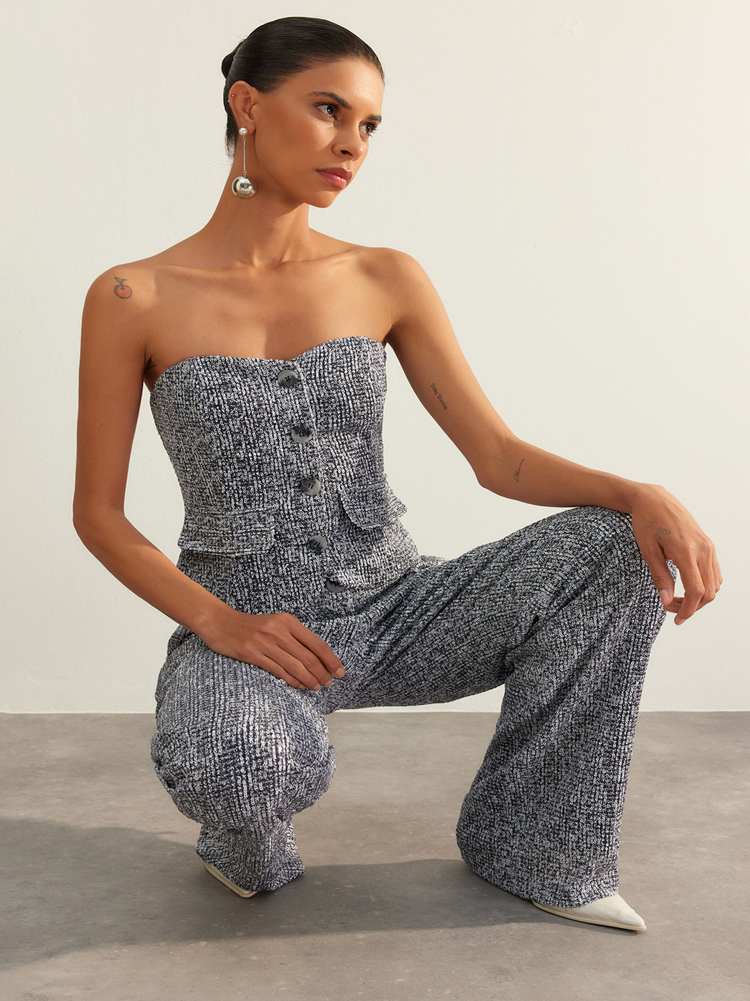 Trendyol Floral Print Tube Top