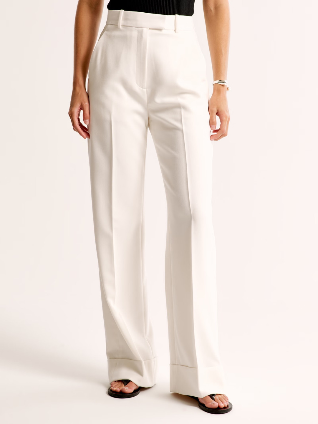 Chemistry Women Ultra Flared High-Rise Pleated Trousers