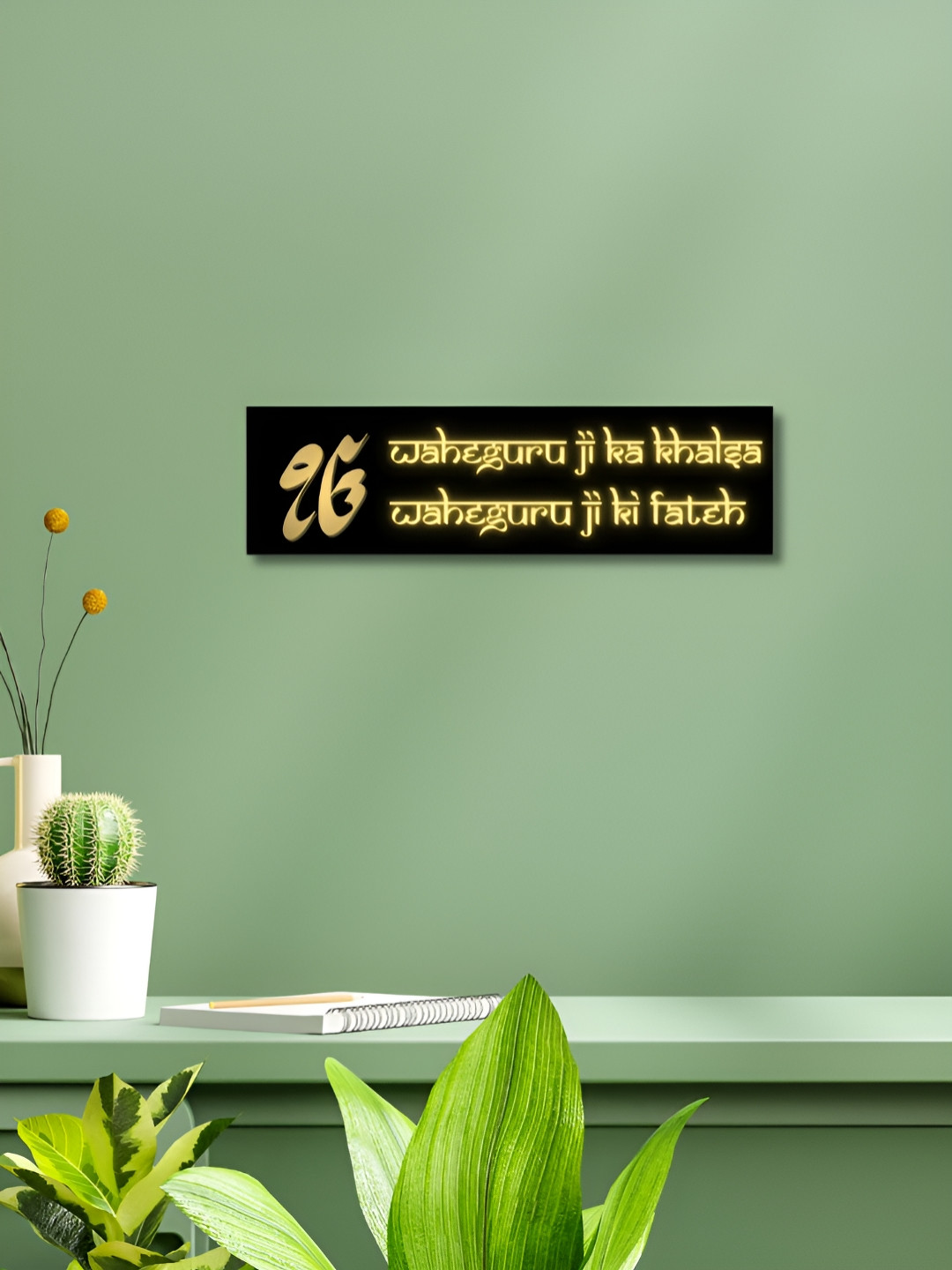 Loops n knots Wood Matte Hanging Hall Signs and Plaques-5In